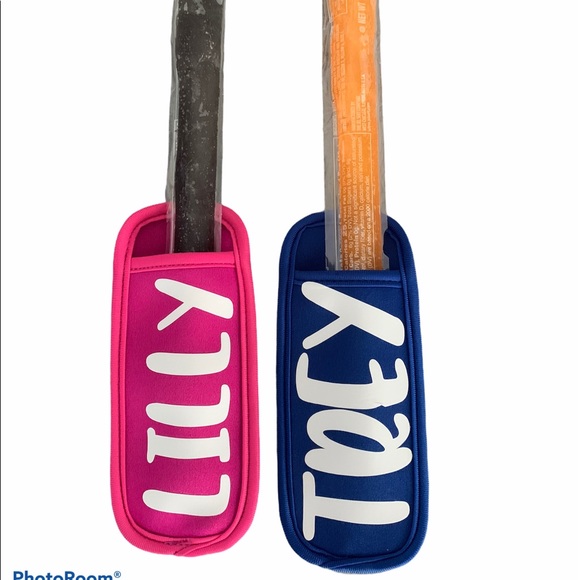 2 Personalized Kid’s Popsicle Ice Pop Holders - Picture 2 of 10